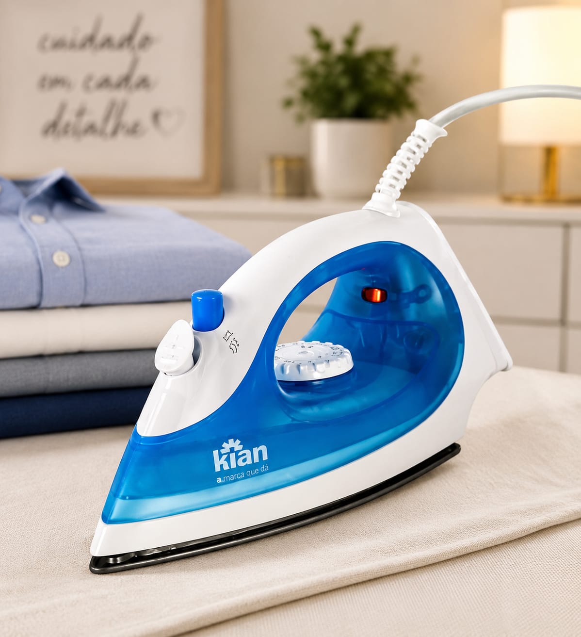 FERRO DE PASSAR A VAPOR KIAN 1300W 127V - MEGA